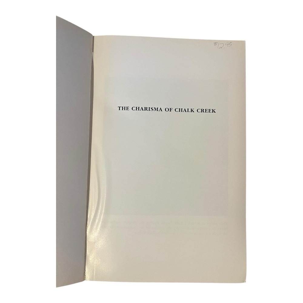 The Charisma Of Chalk Creek Signed Stella Hosmer Bailey Colorado History PB Book - Picture 4 of 7